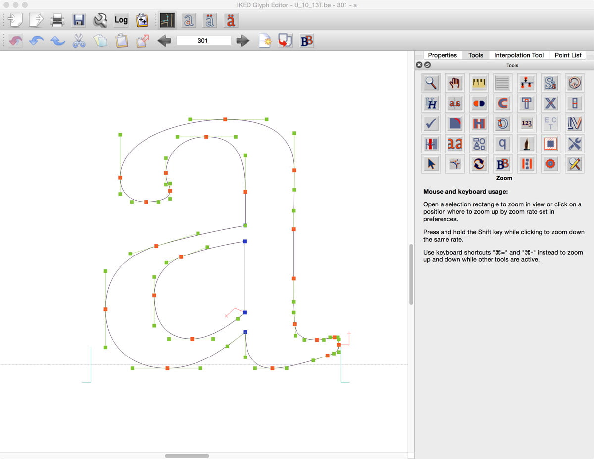 FM2 Glyph Editor