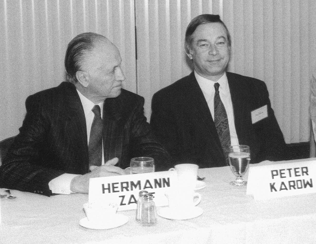 Hermann Zapf and Peter Karow